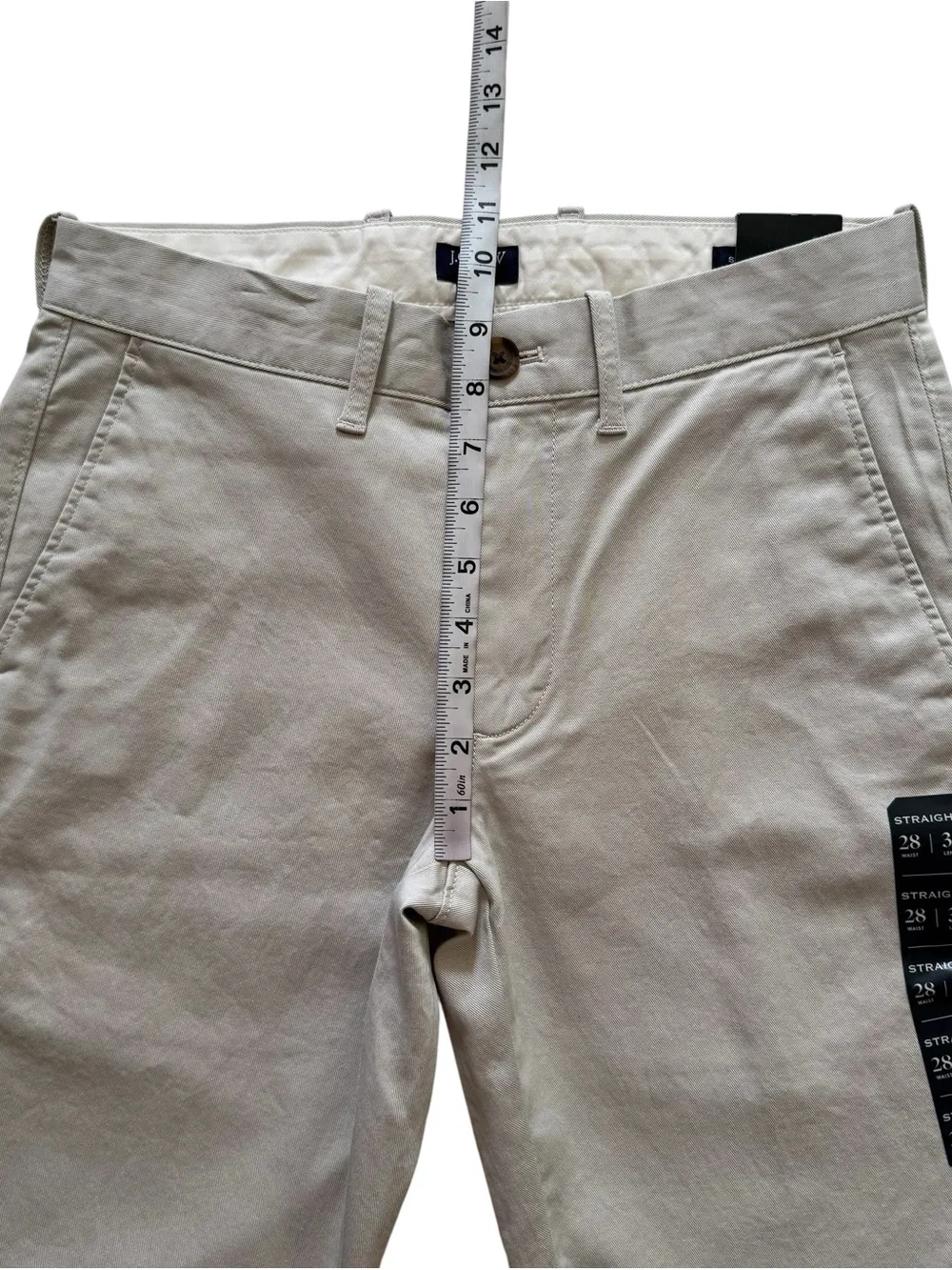 J.Crew Chino Pants Mens 28x30 Gray Flex Straight Fit H3186 NWT